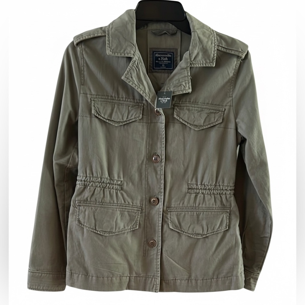 Abercrombie & Fitch Utility Jacket Cotton XS NWT
